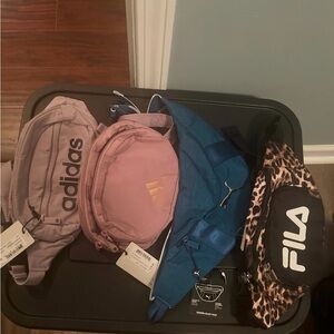 Adidas, Puma, and Fila Fanny Pack Set! NWT!